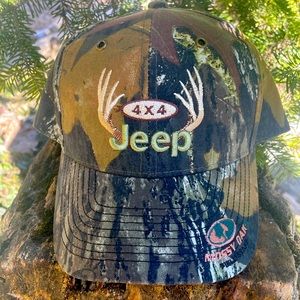 Realtree camo Jeep baseball hat cap